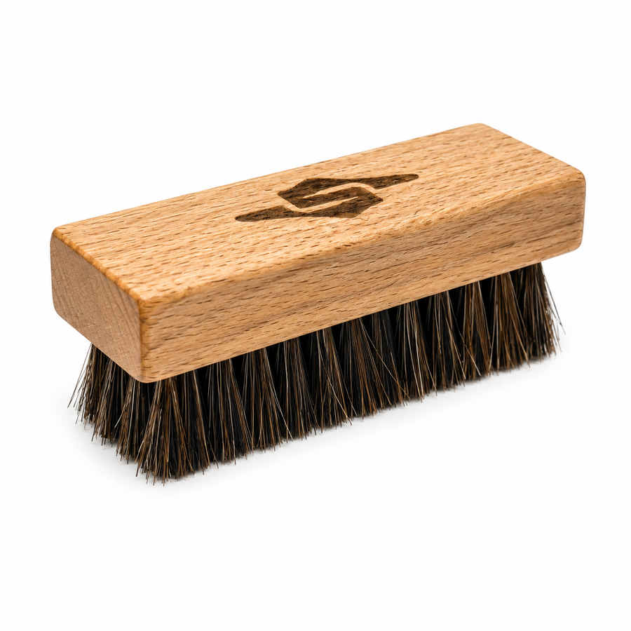Premium Horse Hair Shoe Cleaning Brush