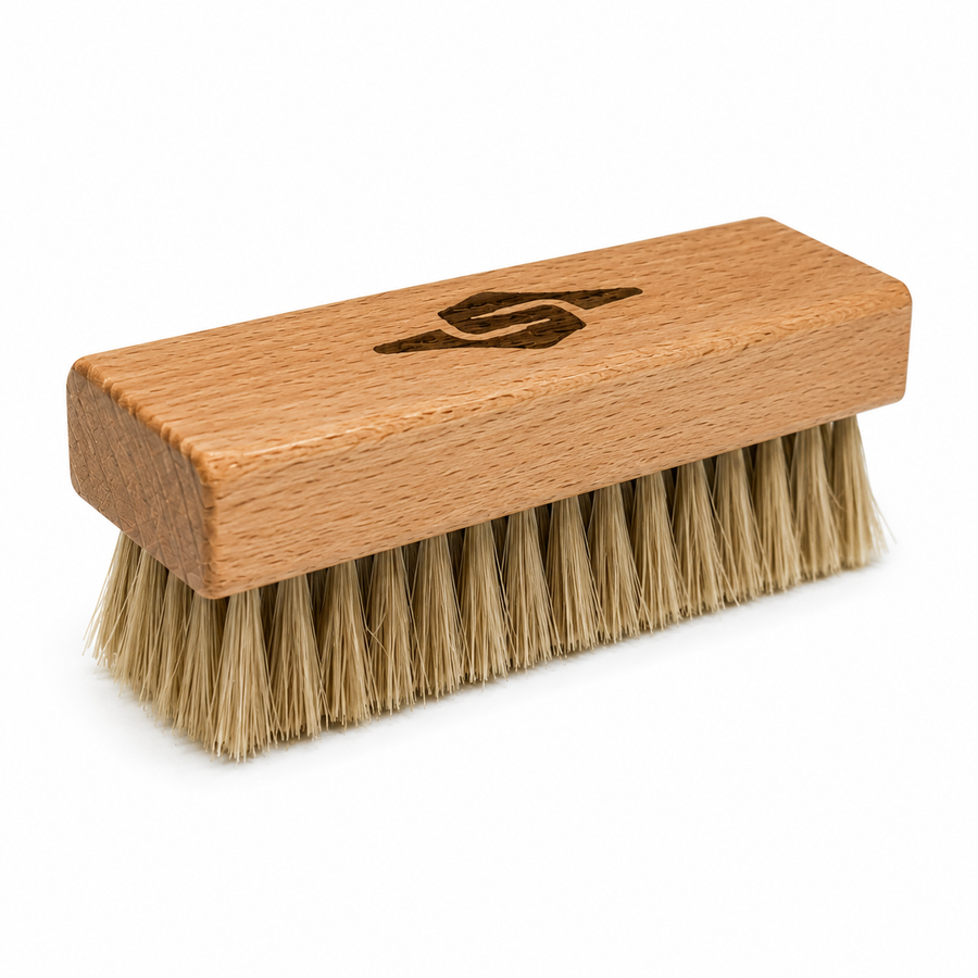 Premium Hog Hair Shoe Cleaning Brush