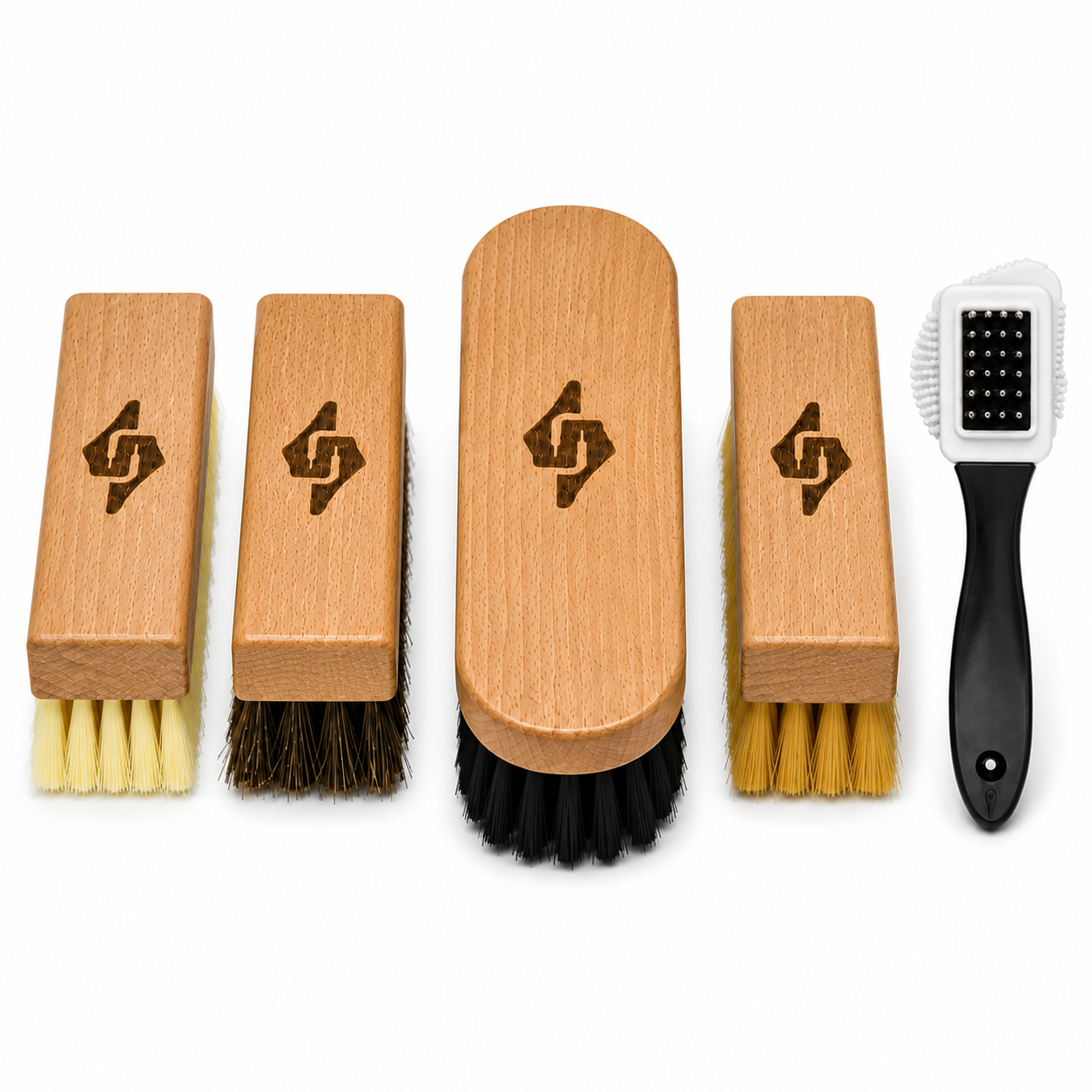 Complete Premium Shoe Cleaning Brush Set (5 Pieces)