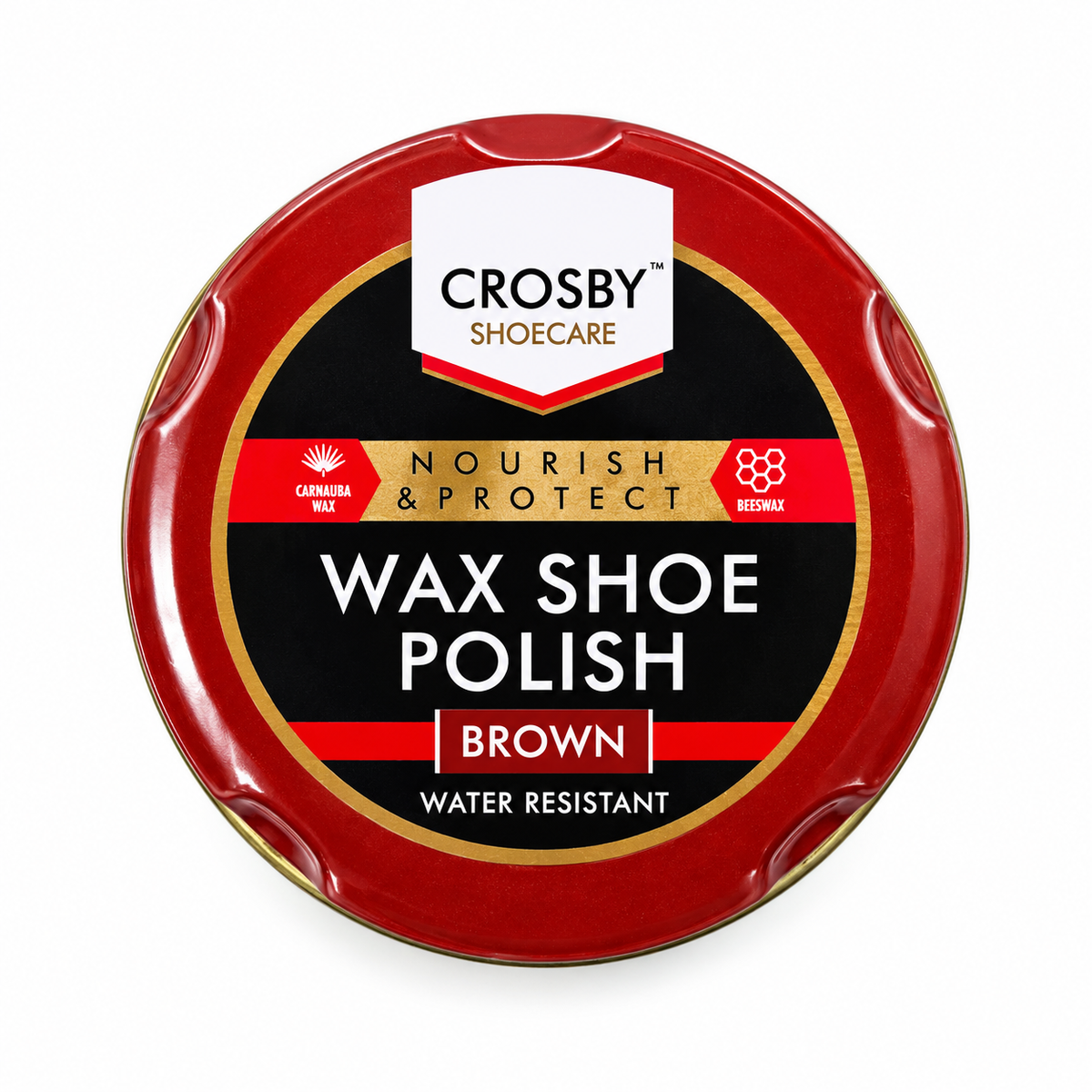 Crosby Shoecare - Brown Shoe Polish Wax (50ml)