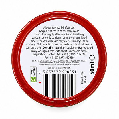 Crosby Shoecare - Brown Shoe Polish Wax (50ml)
