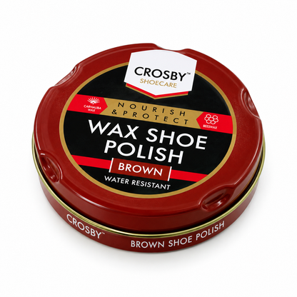 Crosby Shoecare - Brown Shoe Polish Wax (50ml)
