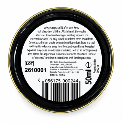 Crosby Shoecare - Black Shoe Polish Wax (50ml)