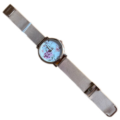 Timex Full Bloom 38mm  Mesh Bracelet Watch