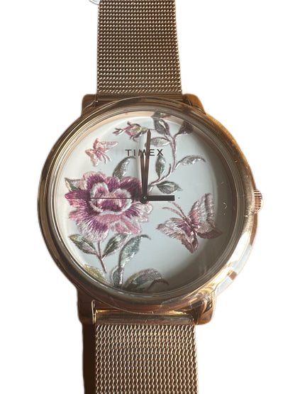 Timex Full Bloom 38mm  Mesh Bracelet Watch