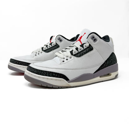 Preloved Air Jordan 3 Retro - Cement Grey