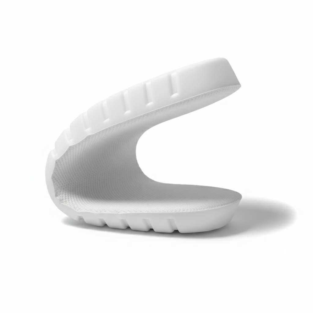 Premium White Cushioned Foam Insoles for All Shoes