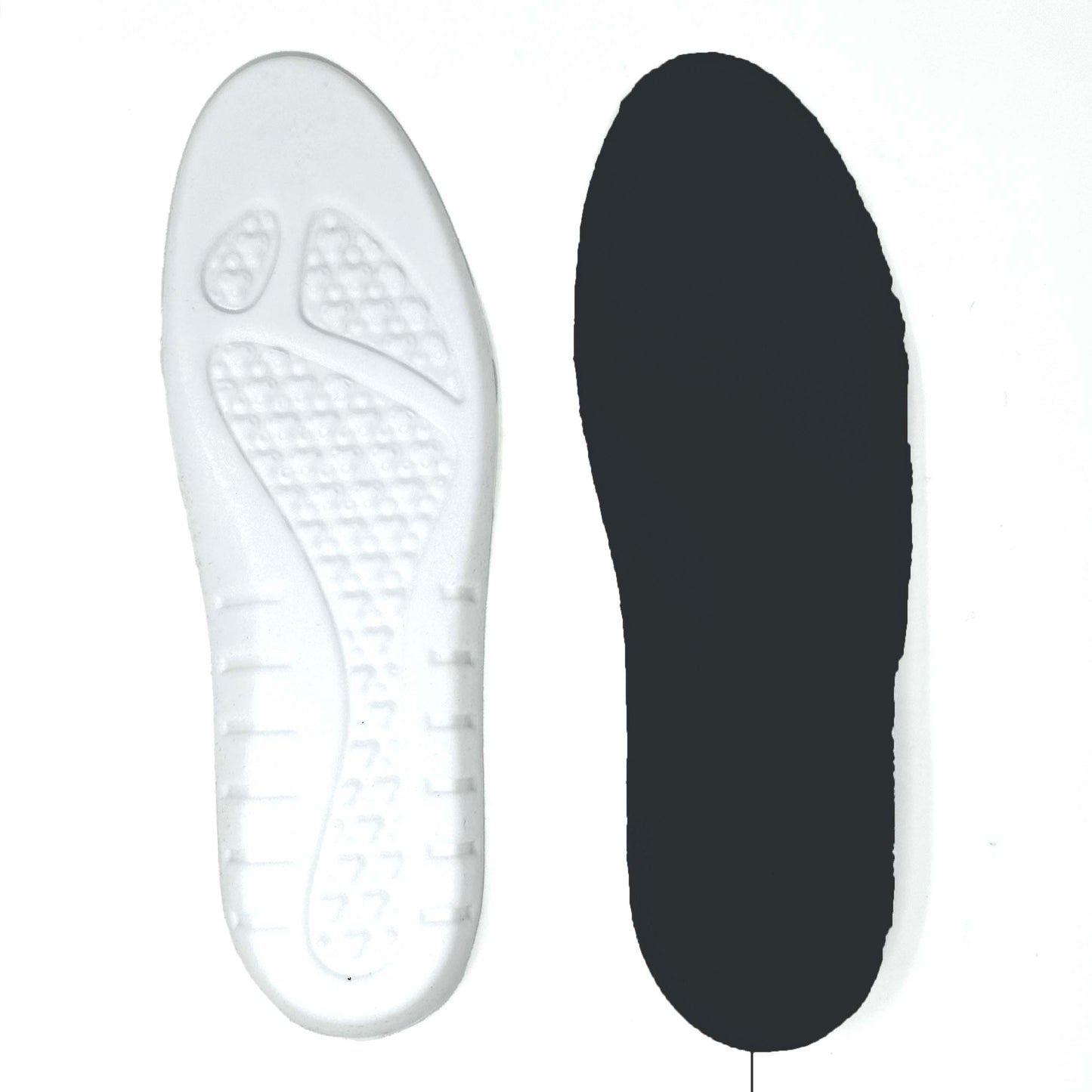 Premium Black Cushioned Foam Insoles for All Shoes