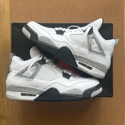 Preloved Air Jordan 4 Retro Mid - White Cement (UK 8)