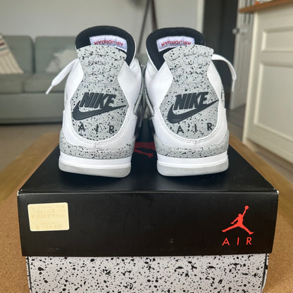 Preloved Air Jordan 4 Retro Mid - White Cement (UK 8)