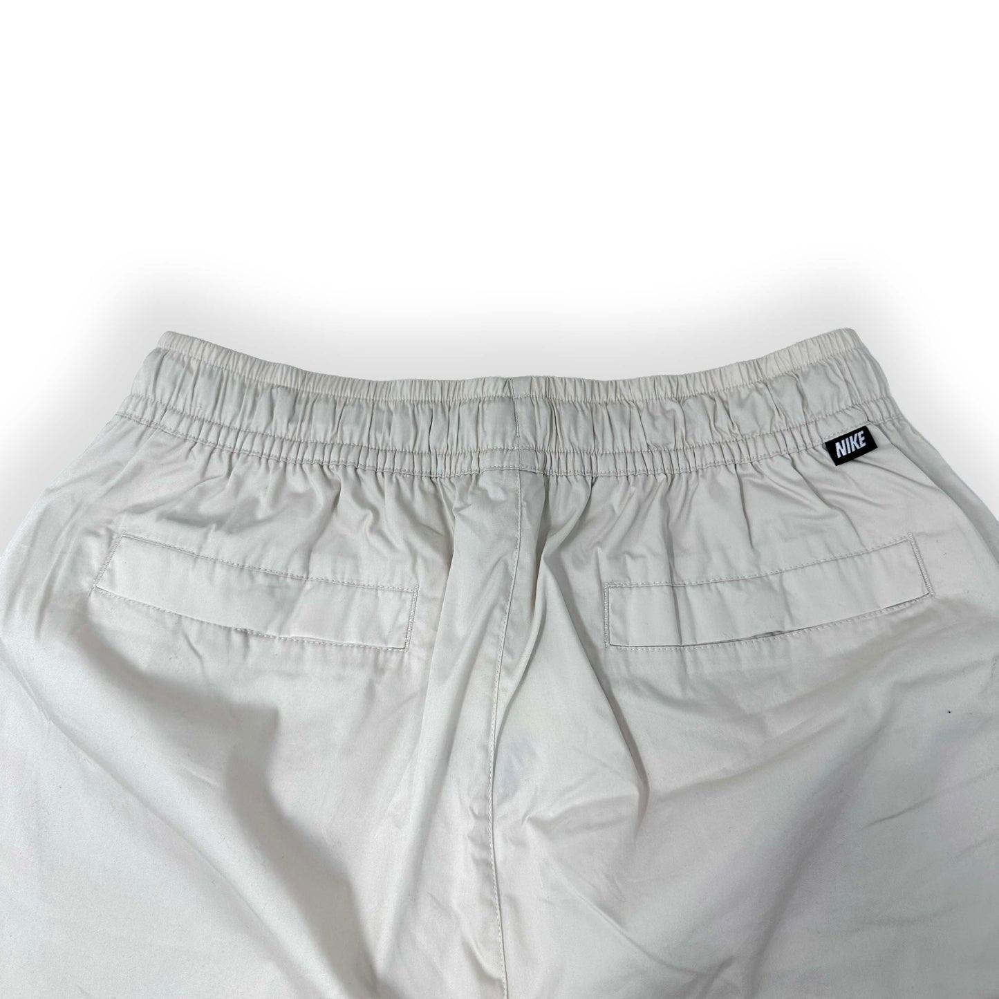 Nike Oversized Fit Below Knee Length Shorts - Beige