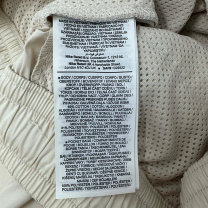 Nike Oversized Fit Below Knee Length Shorts - Beige