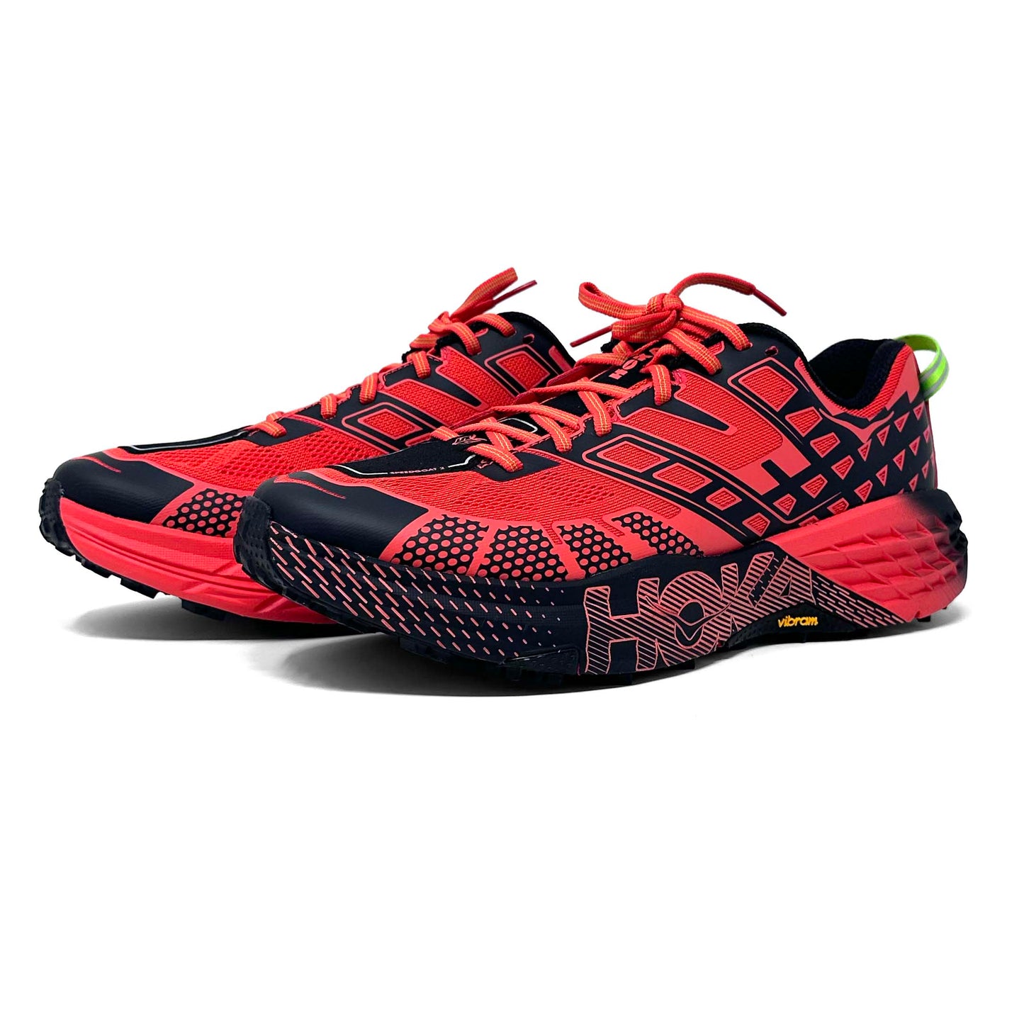Hoka One One Speedgoat 2 - Tomato/Electric Green