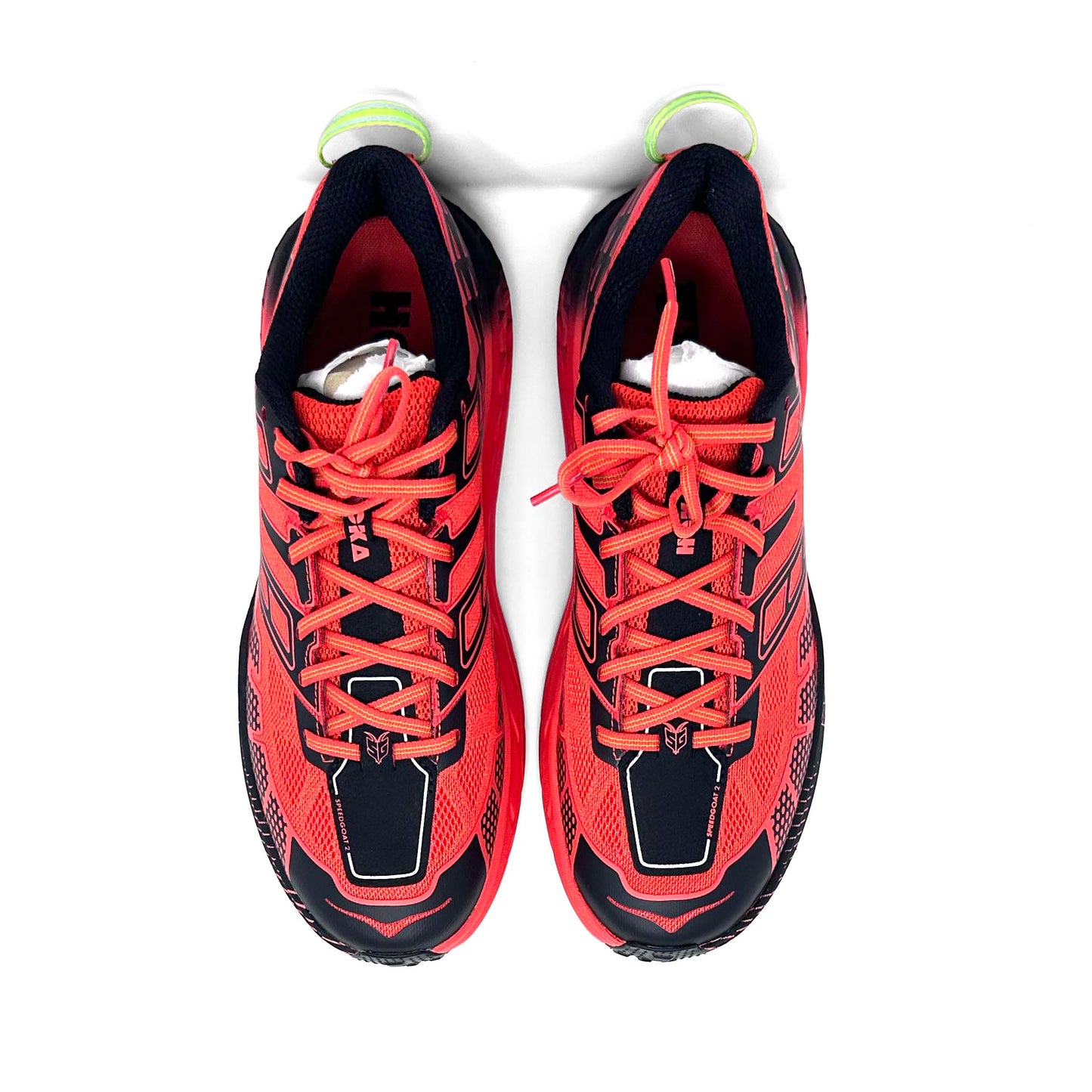 Hoka One One Speedgoat 2 - Tomato/Electric Green