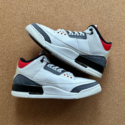 Preloved Air Jordan 3 Retro - Denim SE 'Fire Red' (2020)