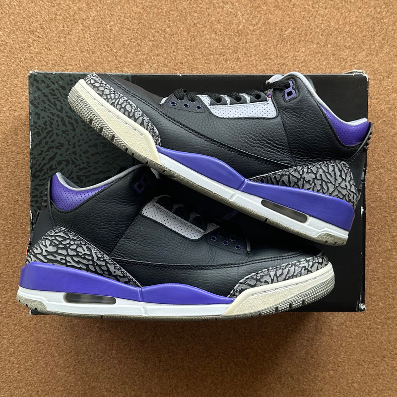 Preloved - Air Jordan 3 - Court Purple (UK 8)