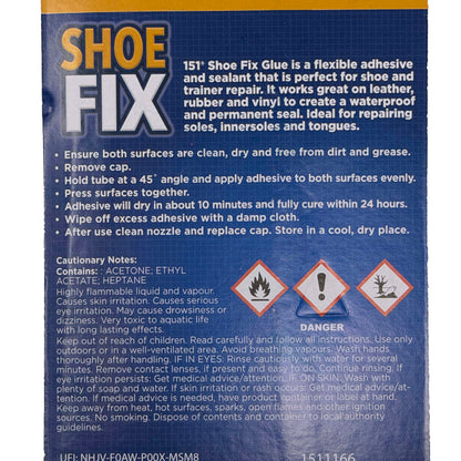 151 Sneaker & Shoe Fix Glue (30ml) – Waterproof Sole & Leather Repair Adhesive