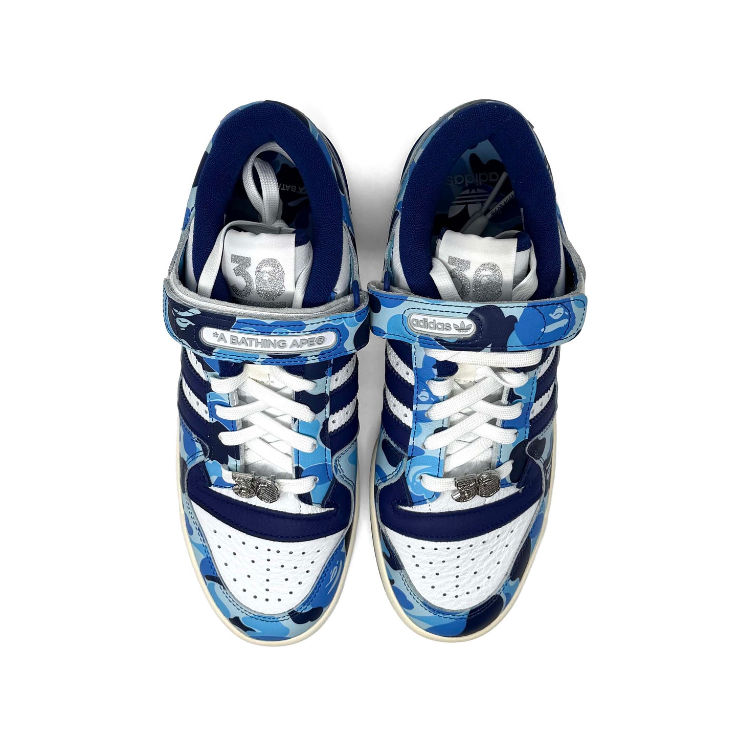 Adidas Forum 84 Low - Bape 30th Anniversary - Blue Camo