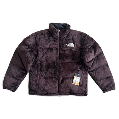 The North Face Nuptse Versa Velour Puffer Jacket - Coal Brown