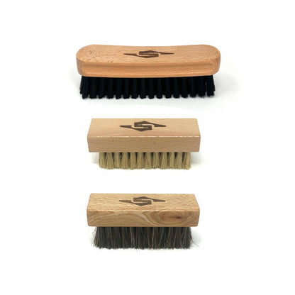 Premium 3-Piece Shoe Cleaning Brush Set