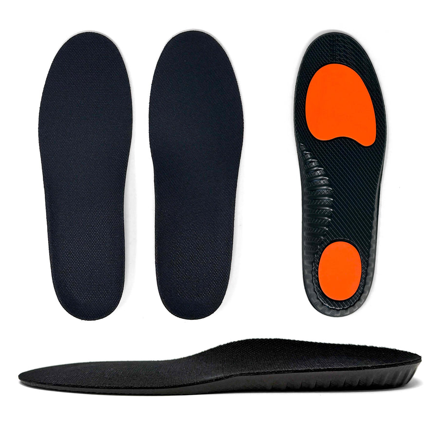 Premium 3D Molded PU Insoles - Shock Absorbing Replacement Inserts