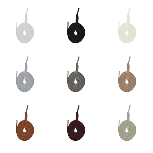 Premium Flat Laces | Neutral and Earths | 100 - 170 cm