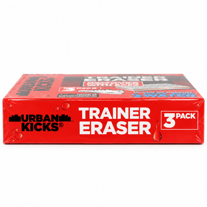 Urban Kicks Trainer Eraser Sponges (3-Pack) | Sneaker Cleaner & Scuff Mark Remover