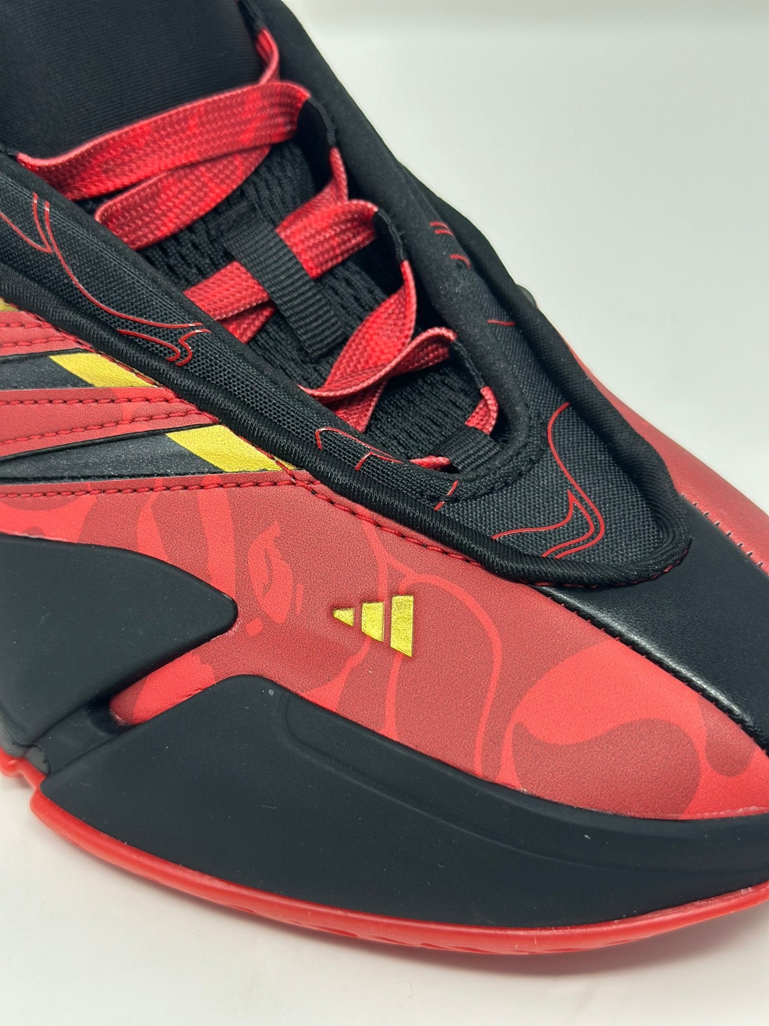 Adidas x BAPE Dame 9 - Black Red - Cherry Picked Kicks