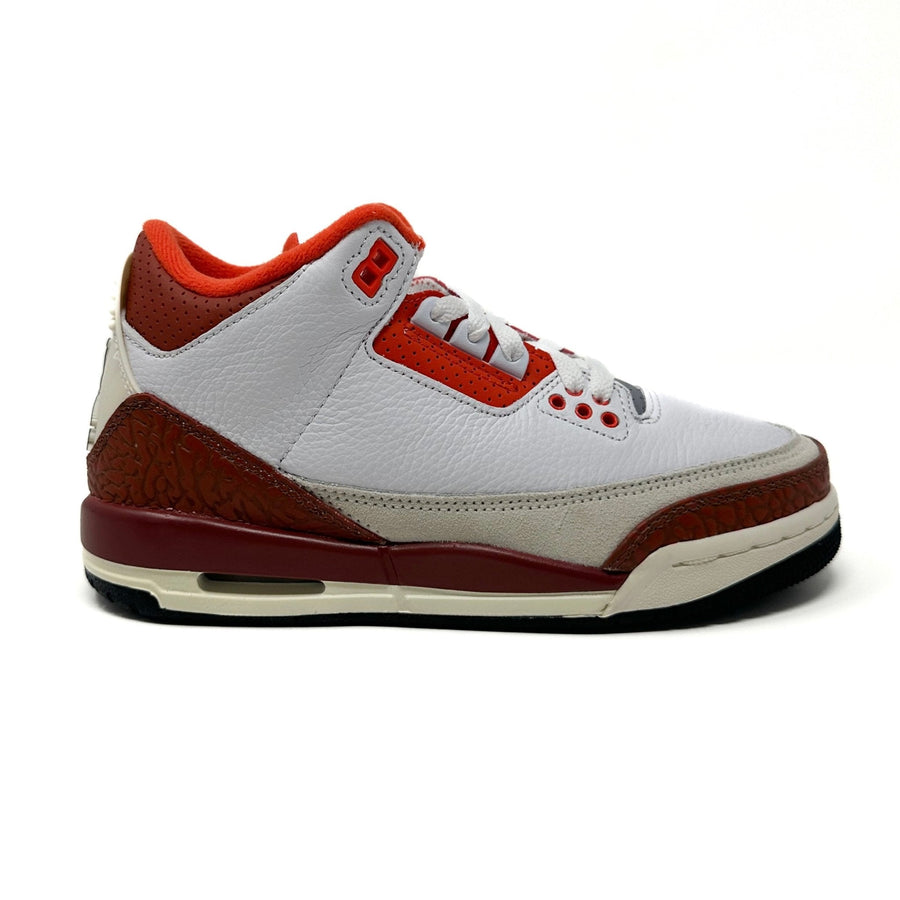 Air Jordan 3 (GS) - White Black Mars Stone Orange