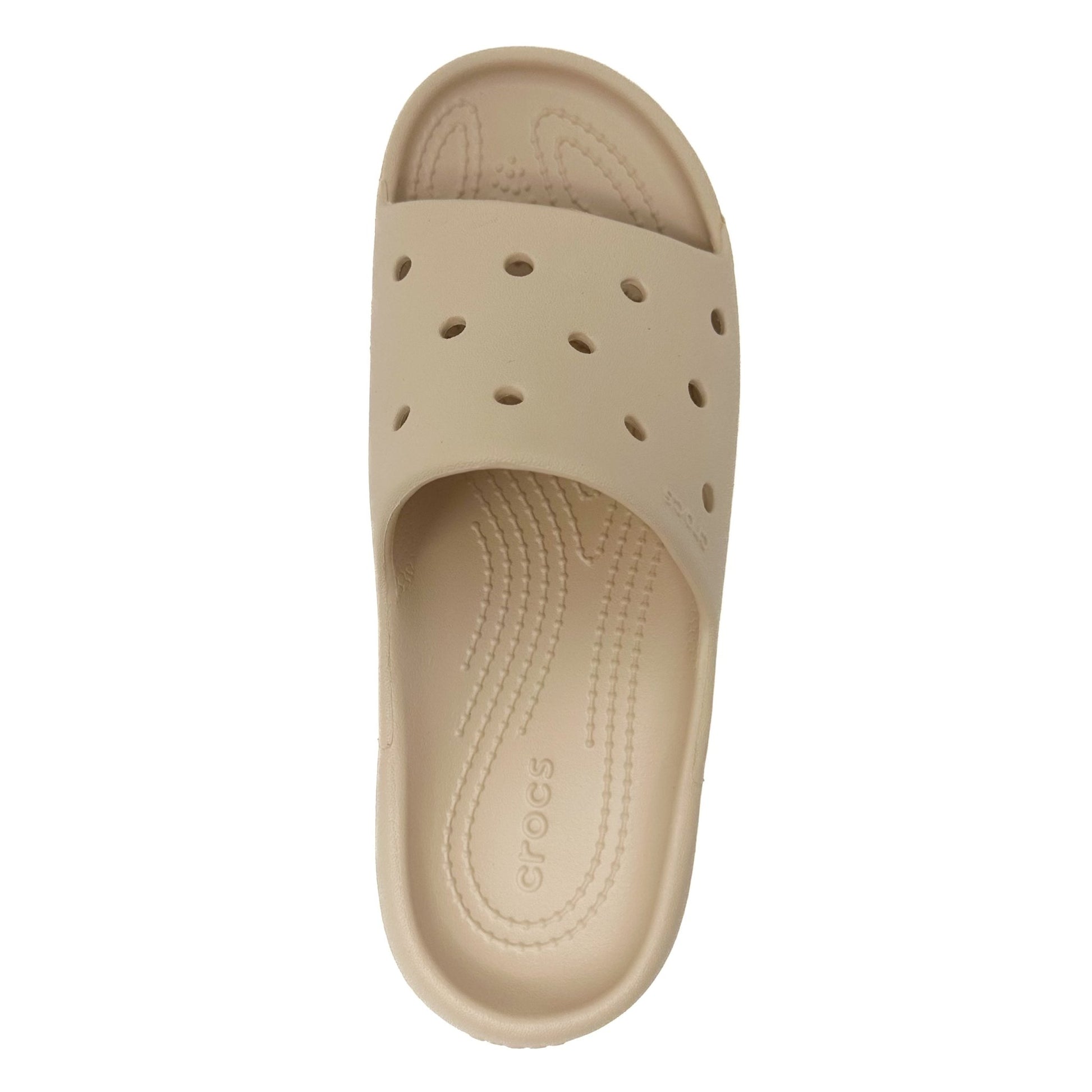 Crocs Classic Slides - Beige - Cherry Picked Kicks