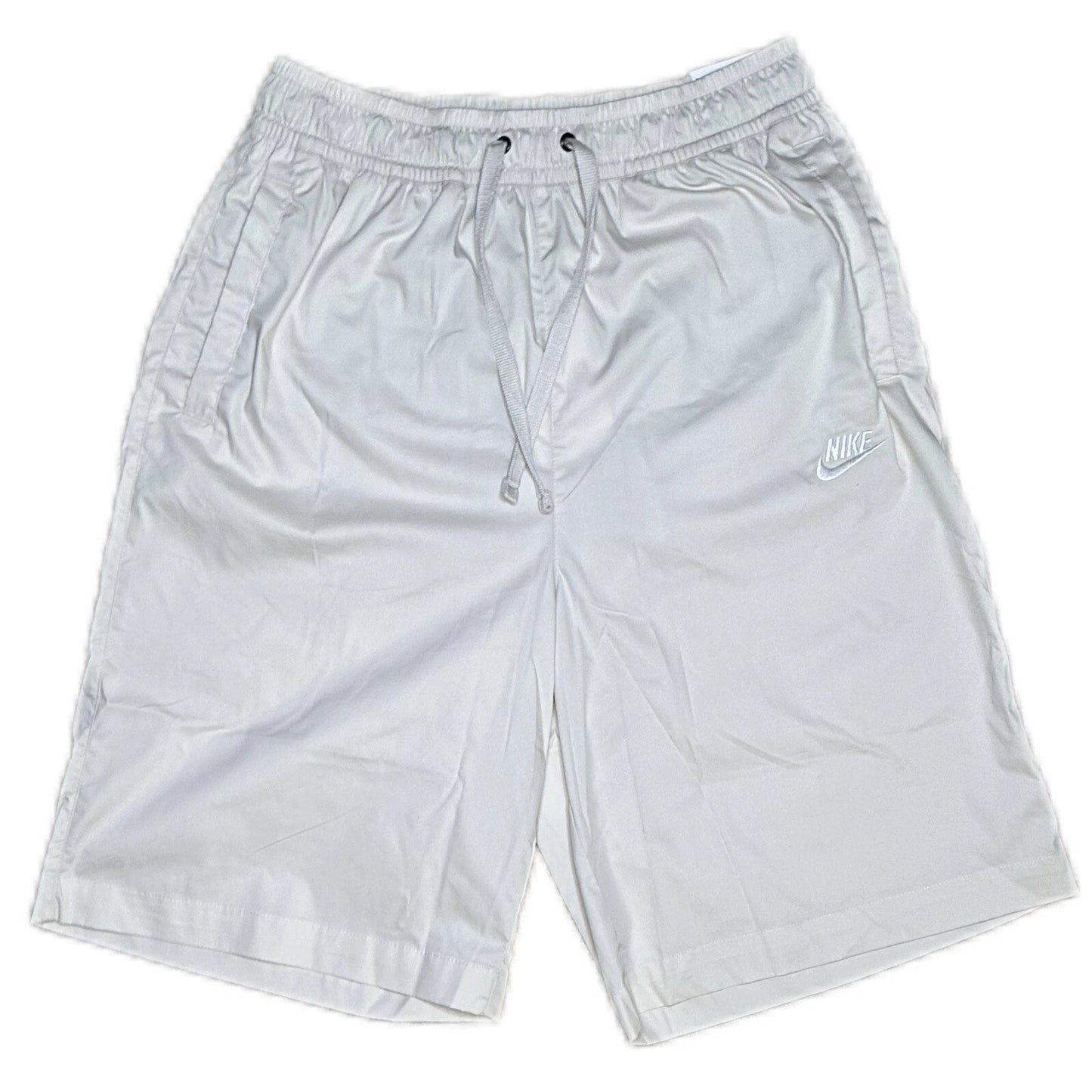 Nike Oversized Fit Below Knee Length Shorts - Beige